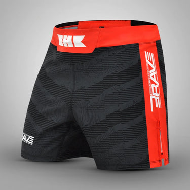 RDX Brave MMA Shorts B1#color_red
