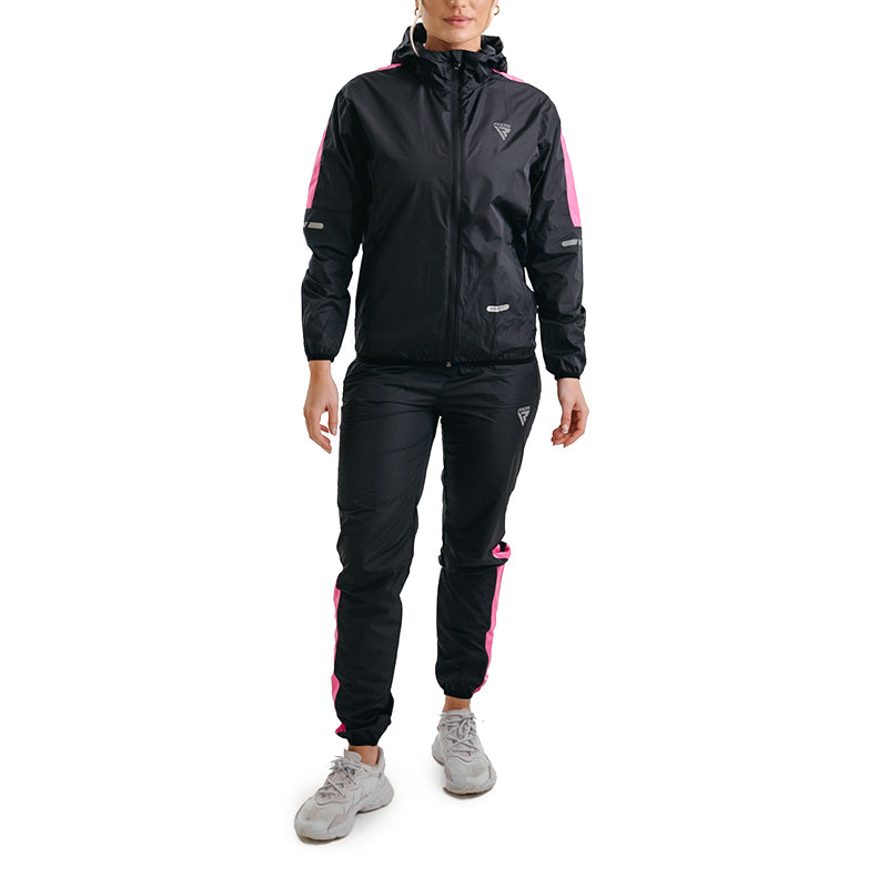 RDX H1 Weight Loss Sauna Suit Pink For Women#color_pink
