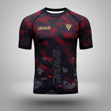 Compression Rash Guard B3#color_red