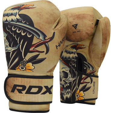 RDX brown training boxing gloves