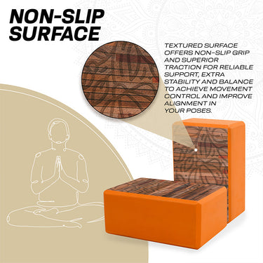 RDX D11 High Density EVA Foam Yoga Blocks Non-Slip Brick