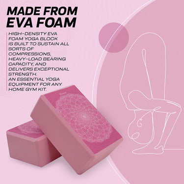 RDX D17 High Density EVA Foam Yoga Blocks Non-Slip Brick