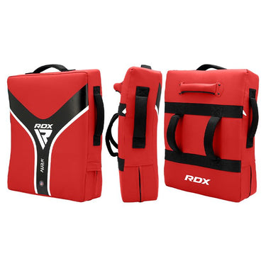 POWERFUL, SECURE, & PRECISE KICKS WITH T-17 KICK SHIELD#color_redblack
