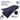 RDX SC 4-in-1 Iris 6mm PVC Yoga Mat Set #color_purple