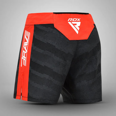 RDX Brave MMA Shorts B1#color_red