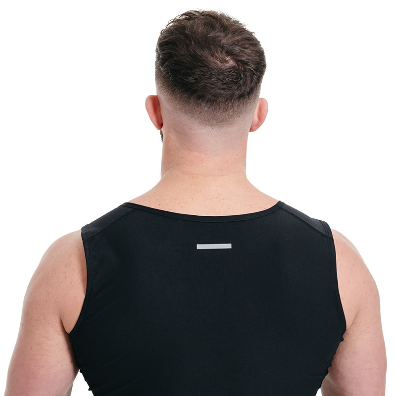 RDX Zippered Men Sweat Vest#color_black