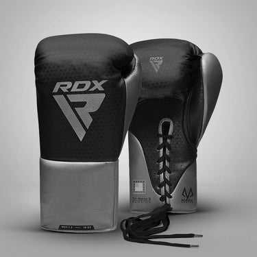 RDX K1 Mark Pro Fight Boxing Gloves#color_silver