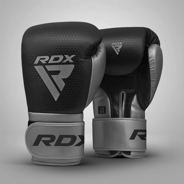 RDX L2 Mark Pro Sparring Boxing Gloves Hook and loop Black / Golden#color_silver