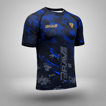 Compression Rash Guard B3#color_blue