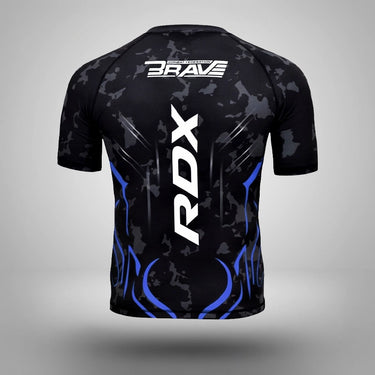 Compression Rash Guard B4#color_blue