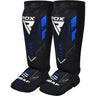 RDX IMMAF Approved Neoprene Shin Instep Guards Blue