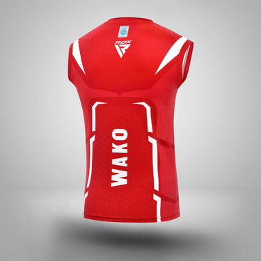 RDX Kick Light Uniform P3 Short/T-shirt Sleeveless#color_red