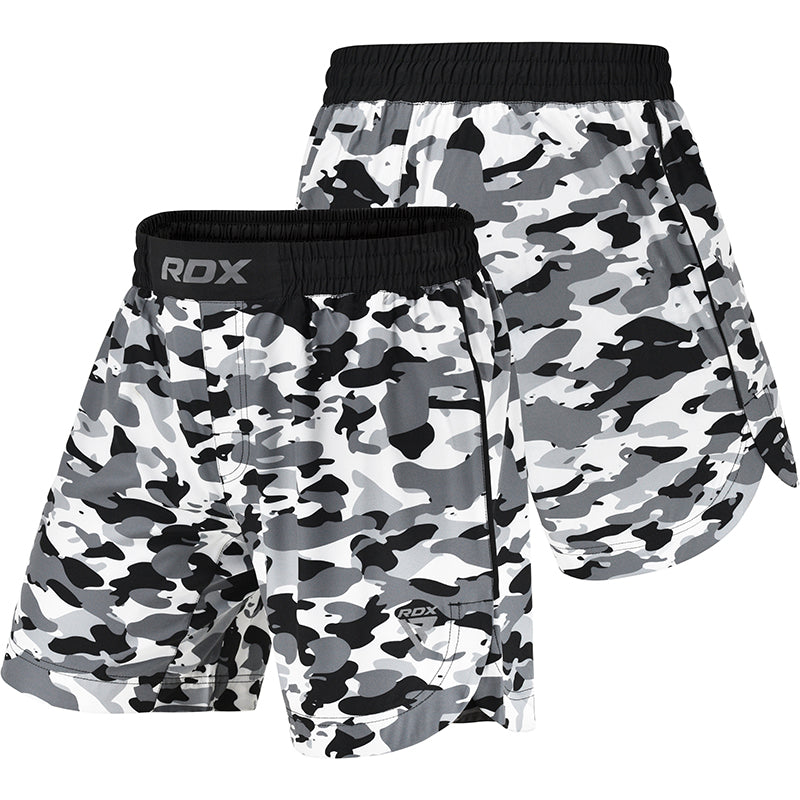 RDX T15 MMA Fight Shorts#color_camo-grey