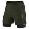 T16 2-in-1 Compression MMA Shorts #color_green