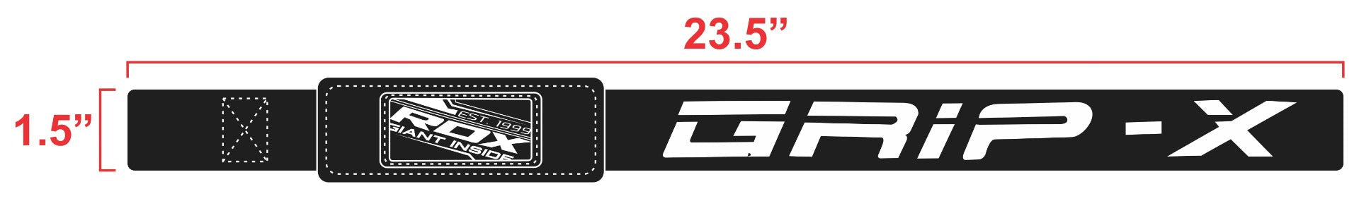 RDX W2 Weightlifting Wrist Straps Size Chart