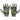 RDX R2 Weightlifting Grips#color_green