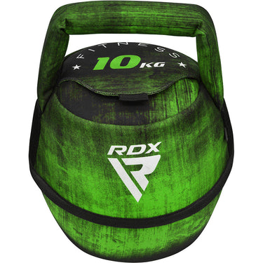RDX F1 Kettlebell Filled 10kg#color_green