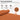RDX YM 6mm 4-in-1 TPE Yoga Mat Set#color_orange