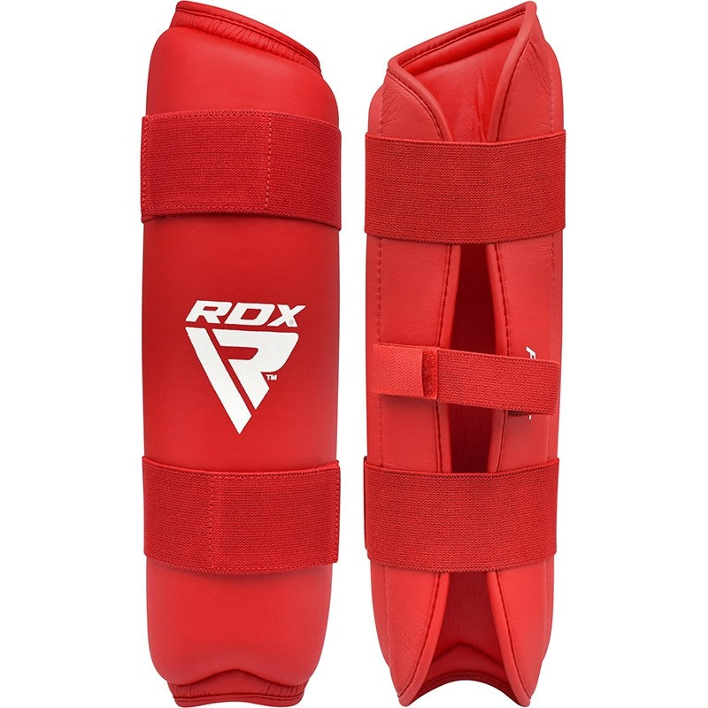 RDX X2 Taekwondo Shin Pads#color_red