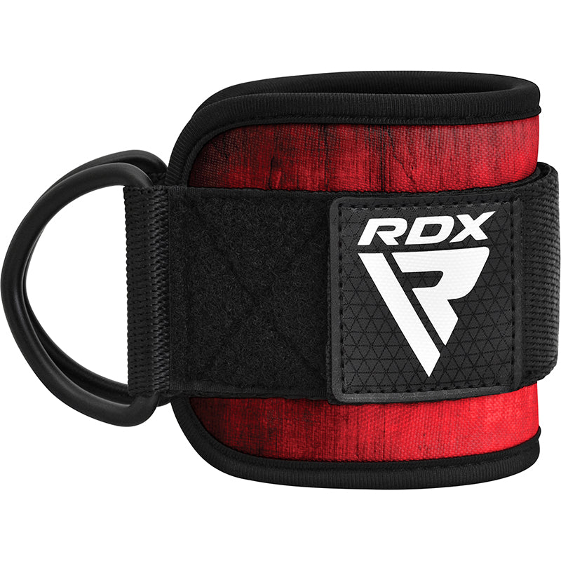 RDX A4 Ankle Straps For Gym Cable Machine#color_red