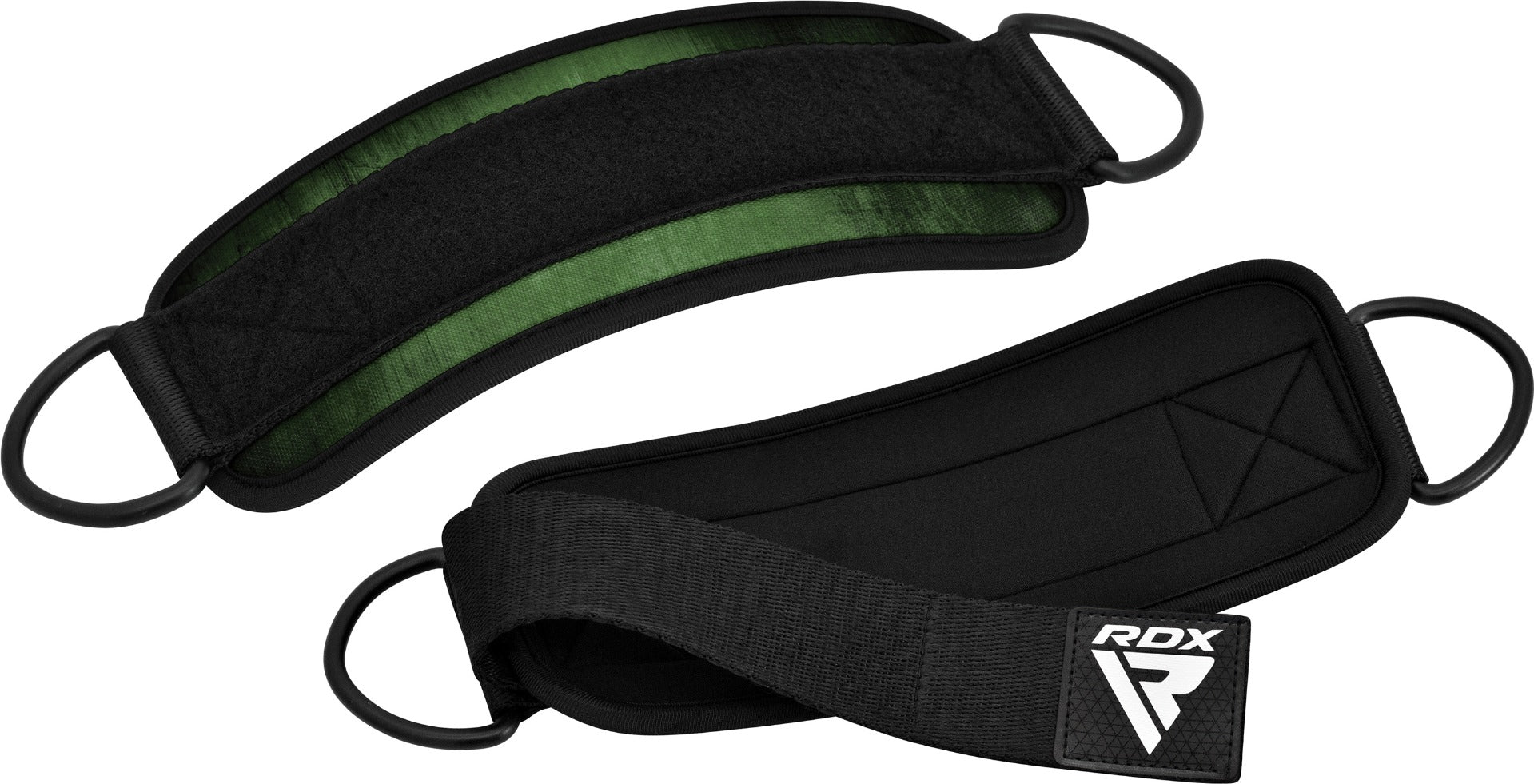 RDX A4 Ankle Straps For Gym Cable Machine#color_armygreen