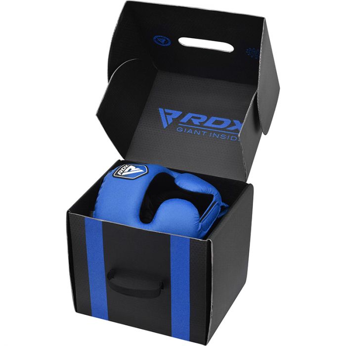 RDX APEX Boxing Head Gear With Cheek Protector#color_blue