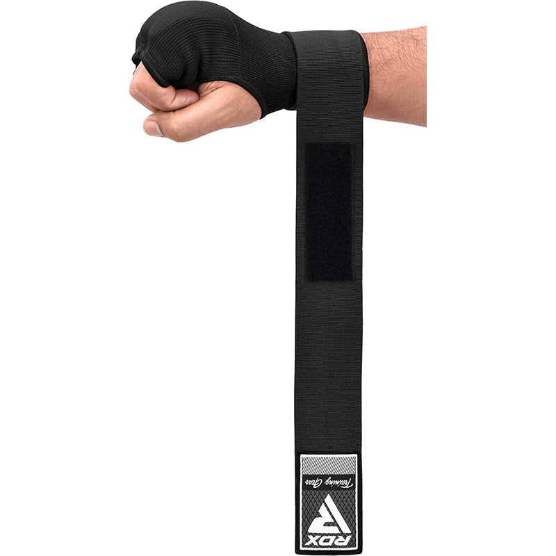 RDX IS Gel Padded Inner Gloves Hook & Loop Wrist Strap for Knuckle Protection OEKO-TEX® Standard 100 certified#color_black