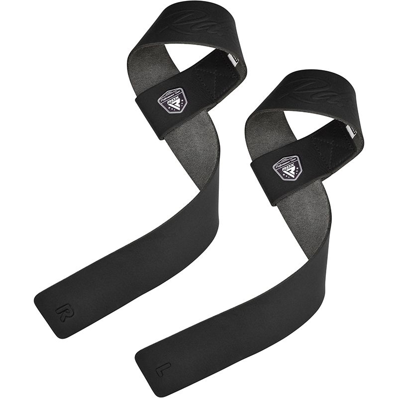 RDX S5 Non-Slip Solid Grip Weight Lifting Gym Straps#color_black