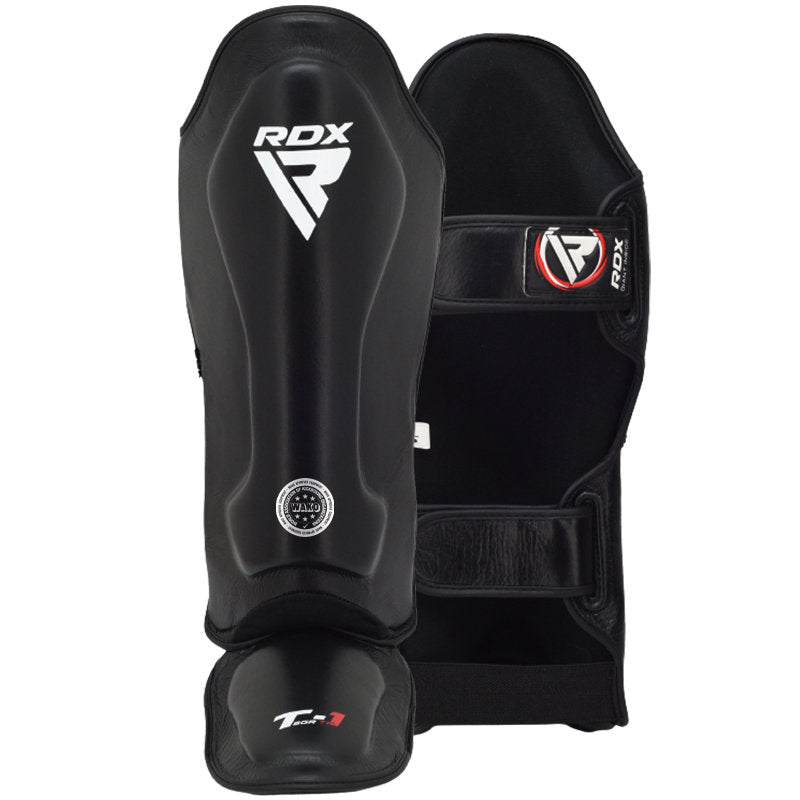 RDX T1 WAKO Approved Leather Shin Instep