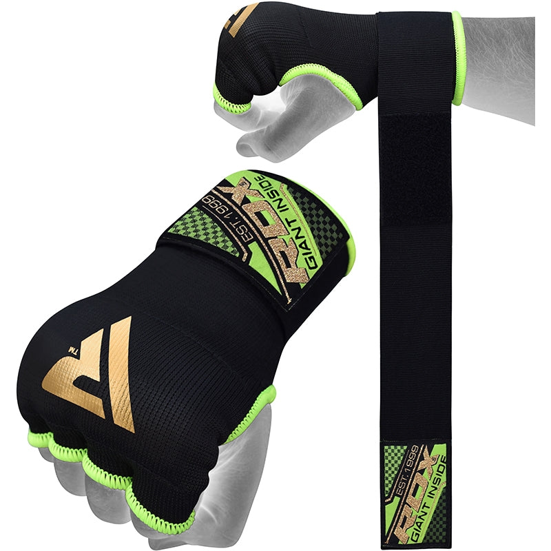 RDX 75cm Gel Inner Gloves with Wrist Strap#color_green