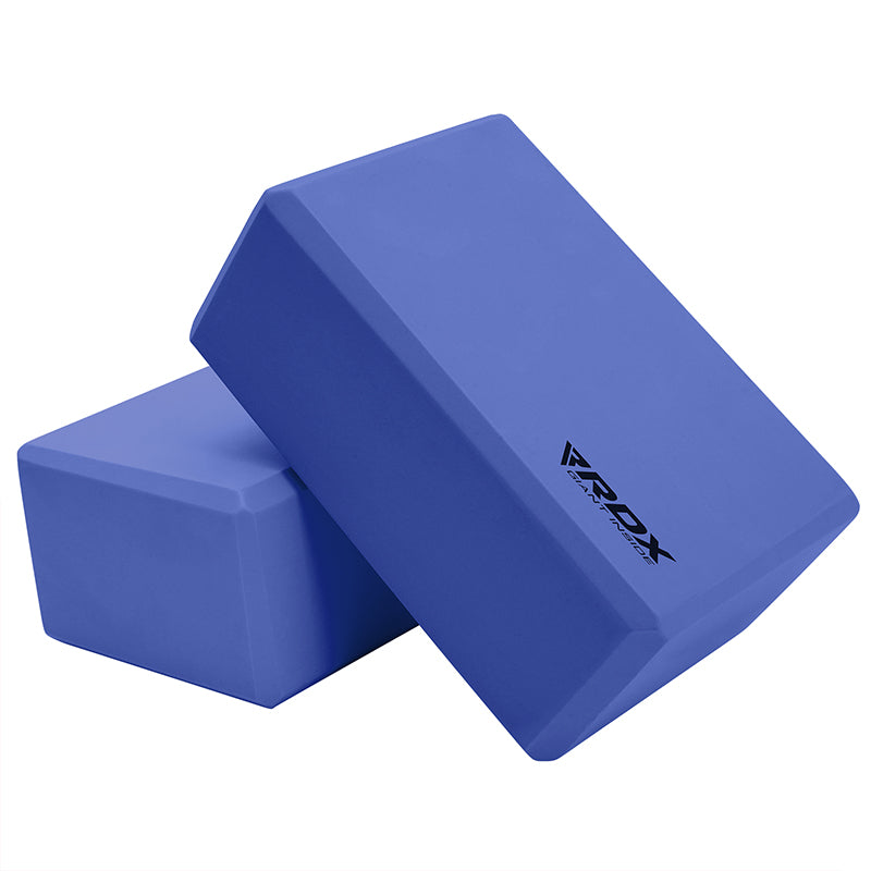 RDX YB EVA Foam Yoga Block Non-Slip Brick#color_blue