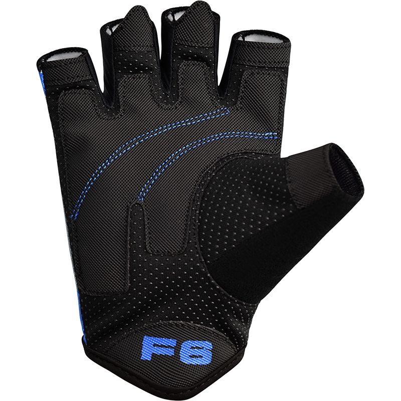 RDX F6 Fitness Gym Gloves#color_blue