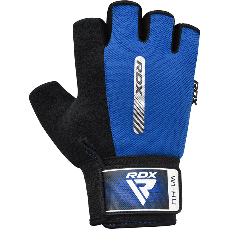 RDX W1 Gym Workout Gloves#color_blue