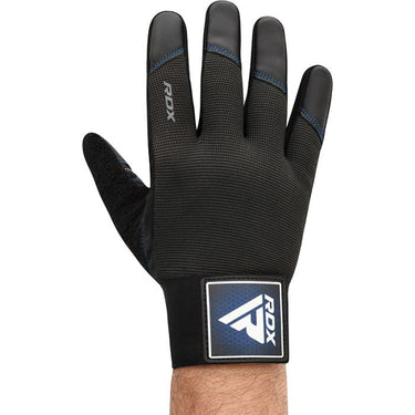 RDX T2 WEIGHTLIFTING FULL FINGER GYM GLOVES#color_blue