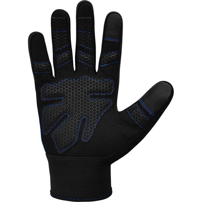 RDX W1 Full Finger Gym Gloves#color_blue