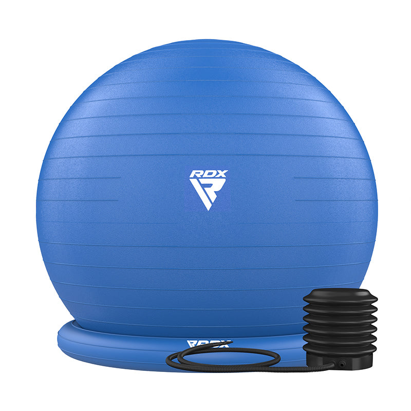RDX B2 Yoga Ball with Base-Red-55cm#color_bluee
