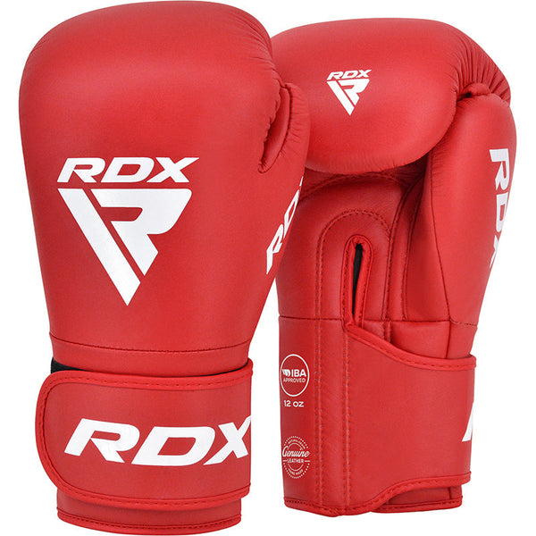 RDX IBA Boxing Gloves for Amateur Competitions Red – RDX Sports
