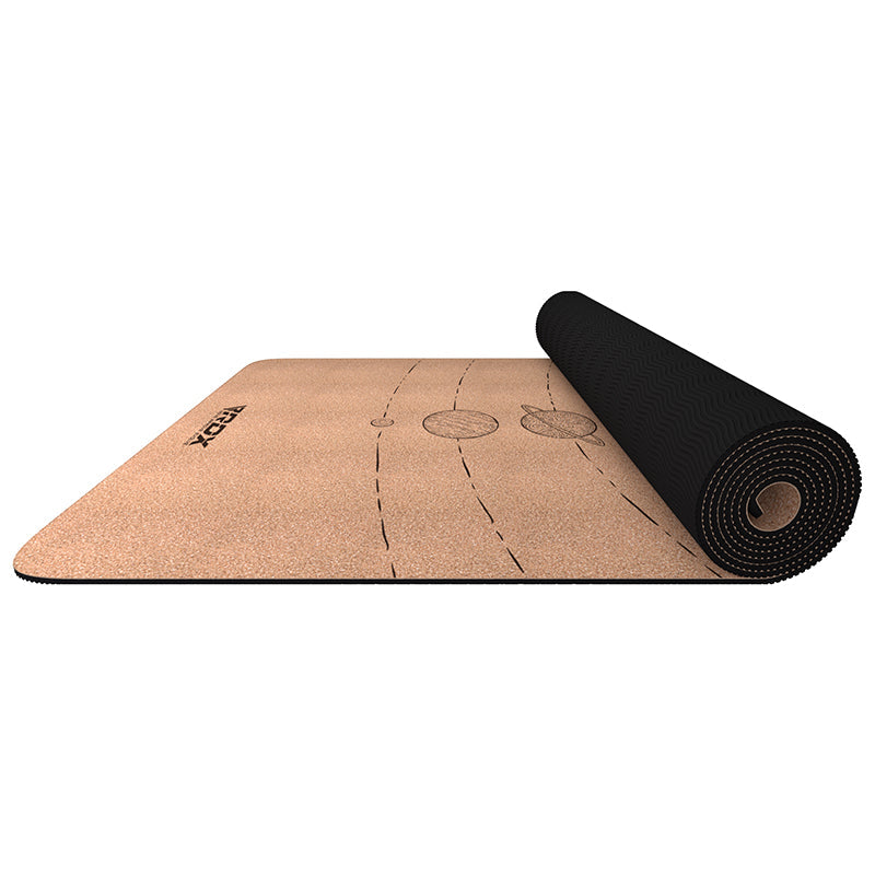 RDX D4 4-in-1 6mm Cork Yoga Mat