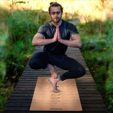 RDX D4 4-in-1 Tapis De Yoga En Liège 6 Mm