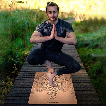 RDX D5 4-in-1 6mm Cork Yoga Mat