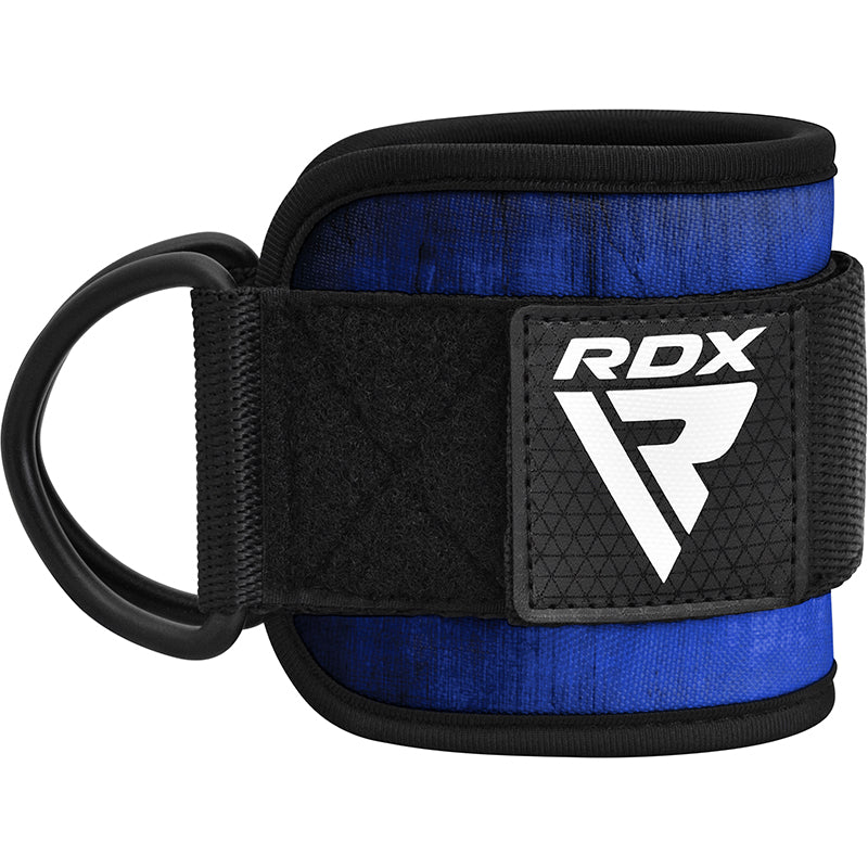 RDX A4 Ankle Straps For Gym Cable Machine#color_blue
