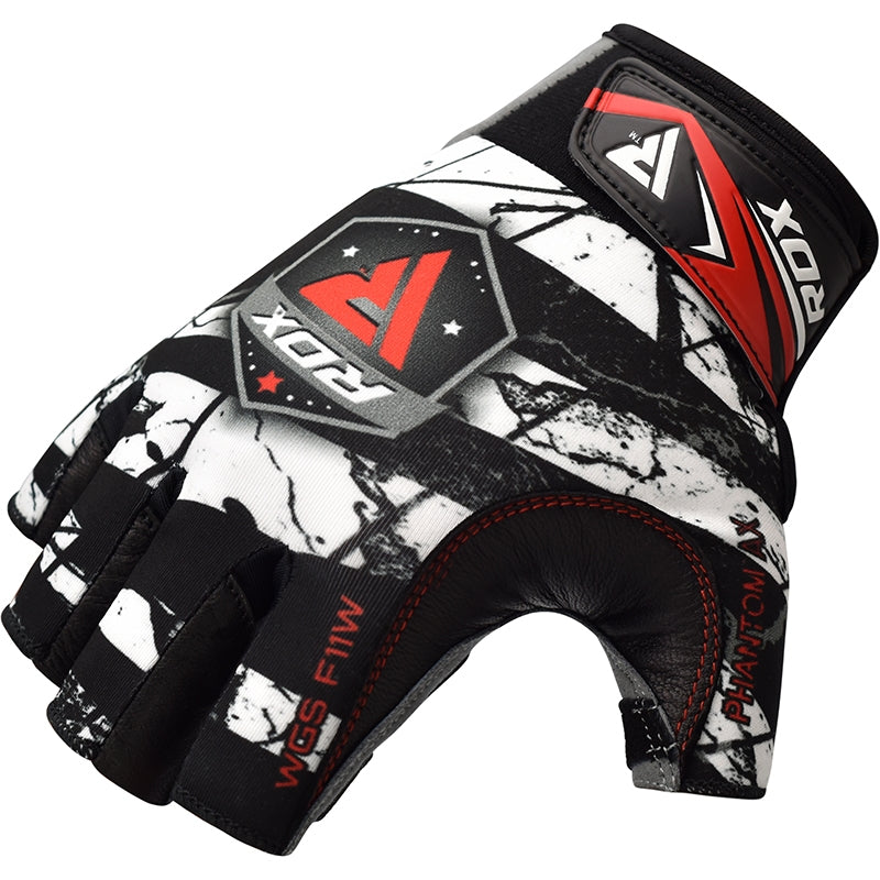 RDX F11 Camouflage Gym Workout Gloves#color_white