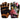 RDX F24 Large Black Lycra Gym Workout Gloves 