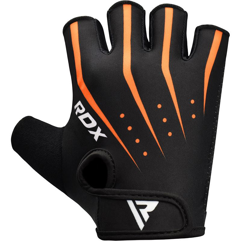 RDX F5 WeightLifting Gym Gloves#color_orange