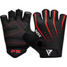 RDX F5 WeightLifting Gym Gloves#color_red