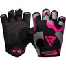 RDX F6 Small Pink Lycra Fitness Gloves 