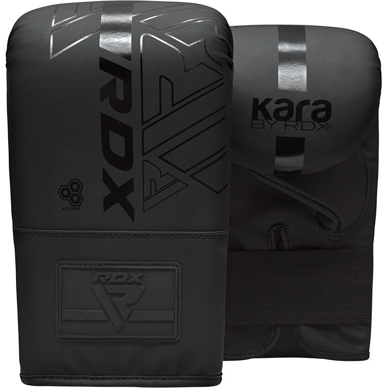 RDX F6 KARA 4ft / 5ft 17-in-1 Punch Bag with Bag Gloves Set#color_black