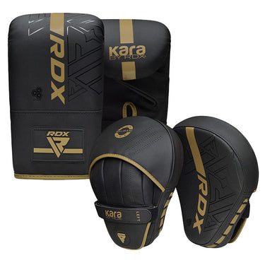 RDX F6 KARA Bag Mitts & Focus Pads#color_golden