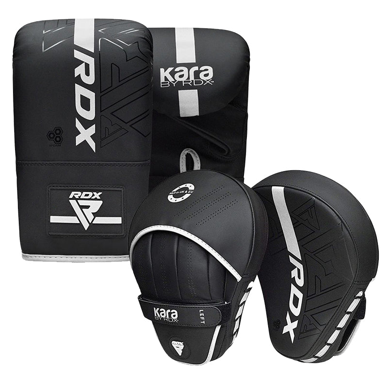 RDX F6 KARA Bag Mitts & Focus Pads#color_white