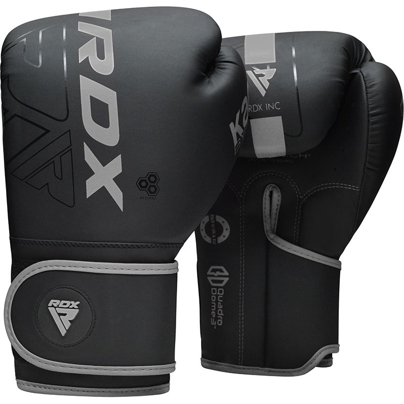 RDX F6 Kids 6oz KARA Boxing Gloves & Focus Pads#color_silver